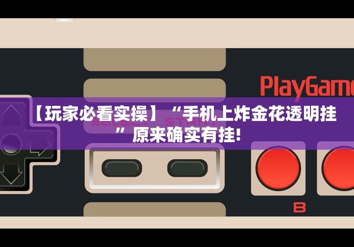 【玩家必看实操】“手机上炸金花透明挂”原来确实有挂!