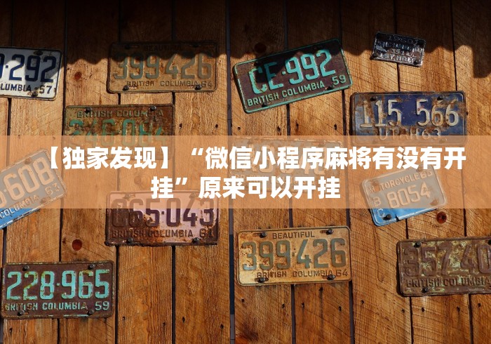 独家实测“微乐湖南麻将挂下载手机版”-玩家曝光开挂流程