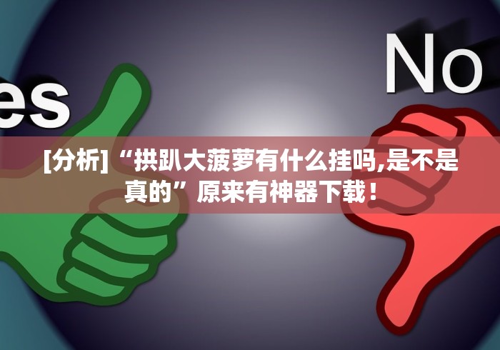 [分析]“拱趴大菠萝有什么挂吗,是不是真的”原来有神器下载！