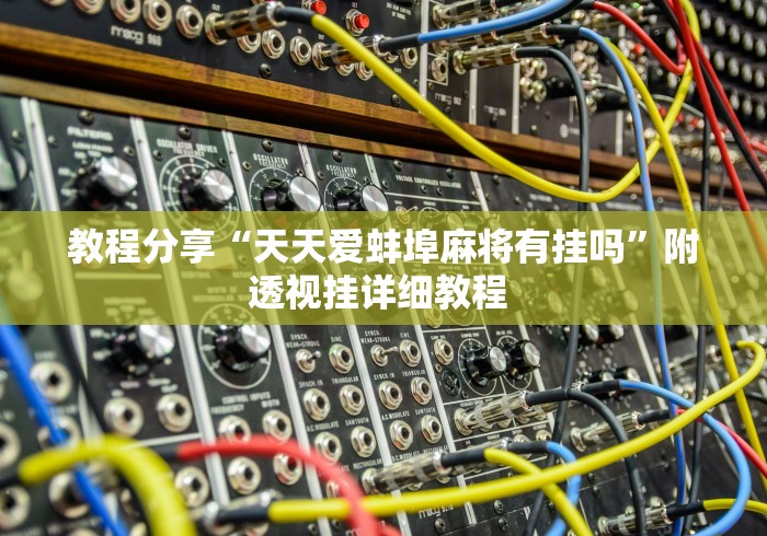 教程分享“天天爱蚌埠麻将有挂吗”附透视挂详细教程 教程分享“天天爱蚌埠麻将有挂吗”附透视挂详细教程