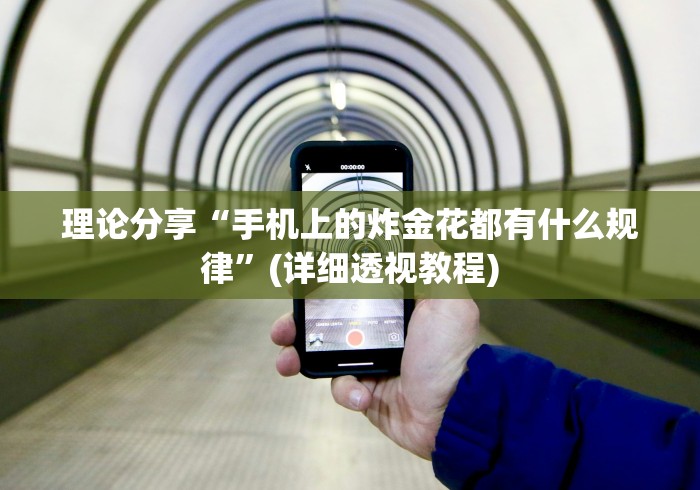 理论分享“手机上的炸金花都有什么规律”(详细透视教程)