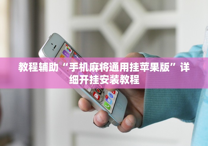 教程辅助“手机麻将通用挂苹果版”详细开挂安装教程