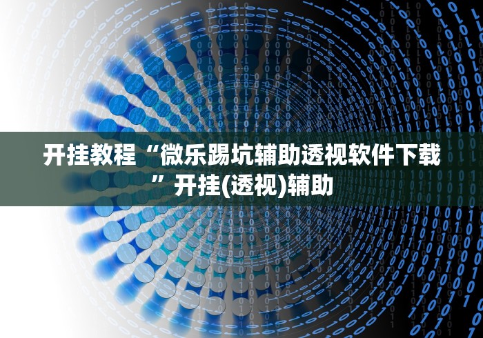 开挂教程“微乐踢坑辅助透视软件下载”开挂(透视)辅助