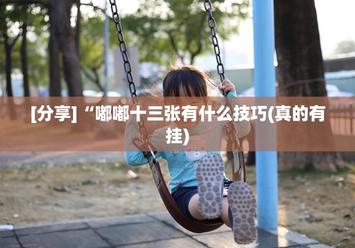 [分享]“嘟嘟十三张有什么技巧(真的有挂)