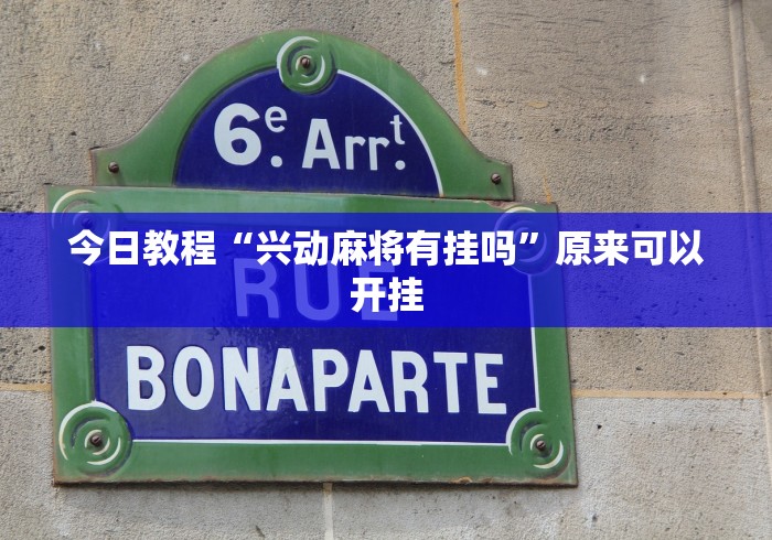 今日教程“兴动麻将有挂吗”原来可以开挂