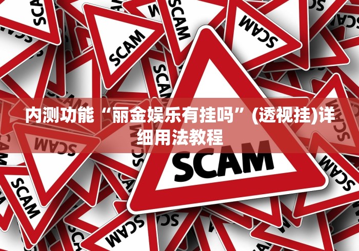 内测功能“丽金娱乐有挂吗”(透视挂)详细用法教程
