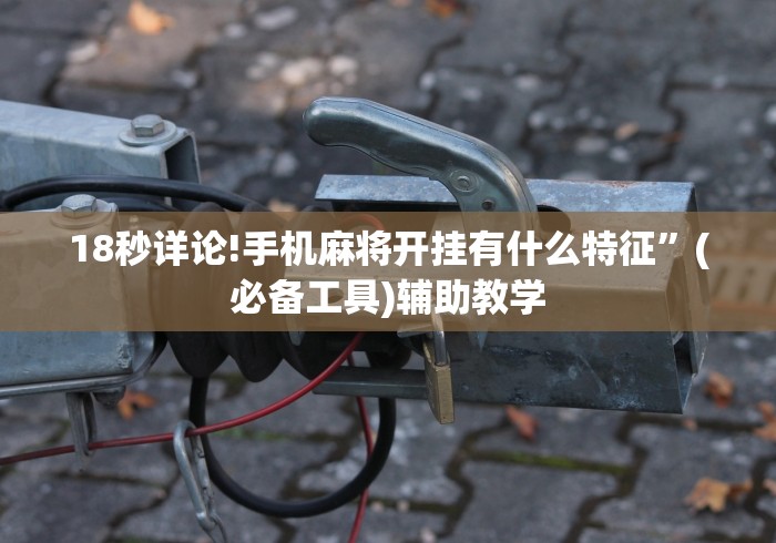 18秒详论!手机麻将开挂有什么特征”(必备工具)辅助教学