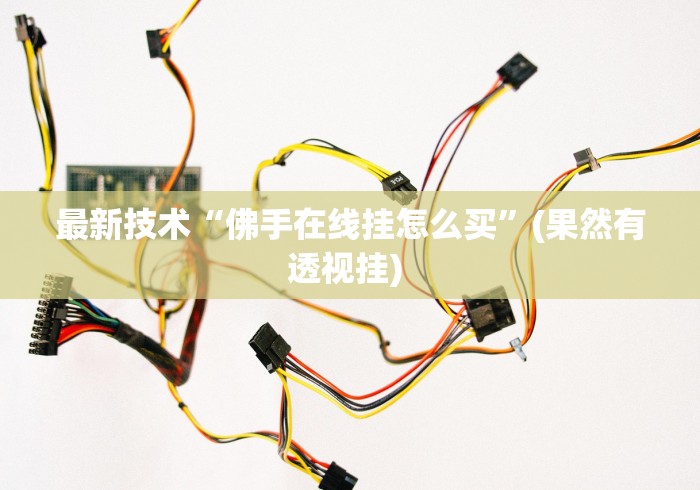 最新技术“佛手在线挂怎么买”(果然有透视挂) 