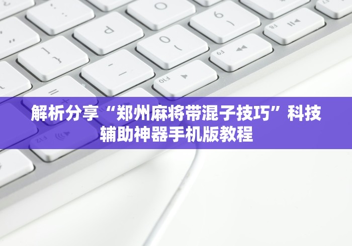 解析分享“郑州麻将带混子技巧	”科技辅助神器手机版教程