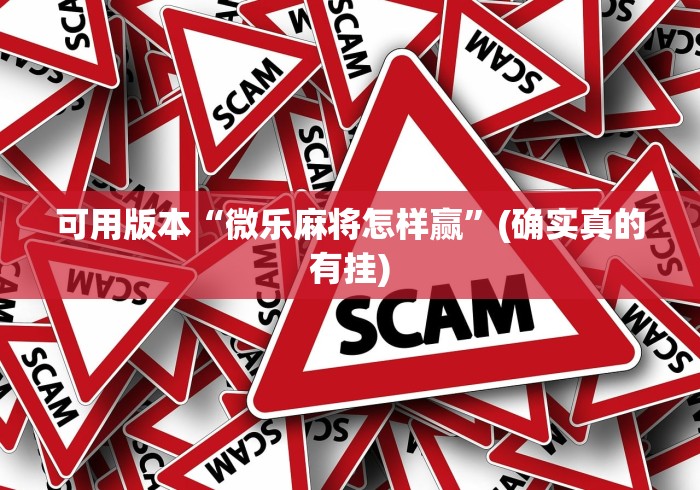 可用版本“微乐麻将怎样赢”(确实真的有挂)