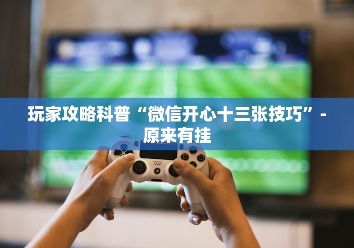 玩家攻略科普“微信开心十三张技巧”-原来有挂