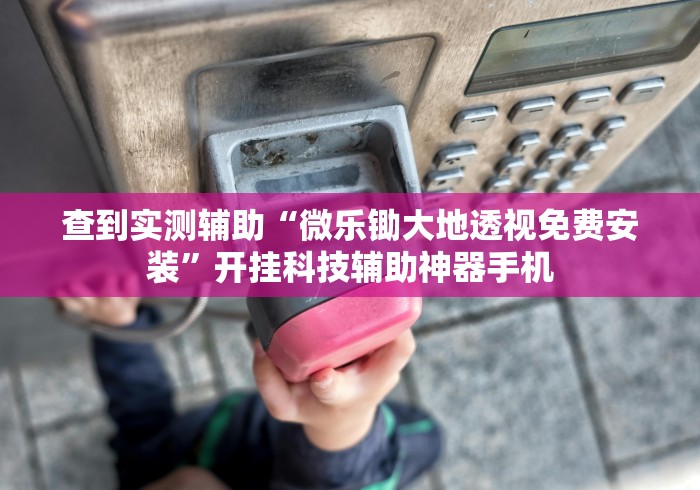 查到实测辅助“微乐锄大地透视免费安装”开挂科技辅助神器手机