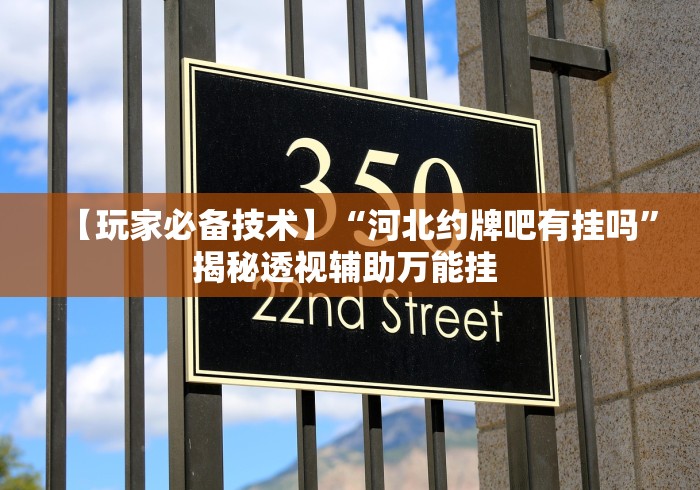 【玩家必备技术】“河北约牌吧有挂吗	”揭秘透视辅助万能挂 