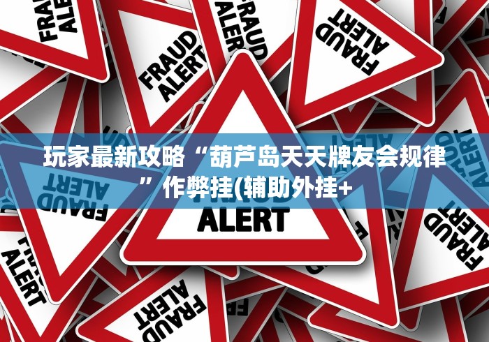 玩家最新攻略“葫芦岛天天牌友会规律	”作弊挂(辅助外挂+