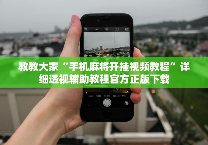 教教大家“手机麻将开挂视频教程”详细透视辅助教程官方正版下载