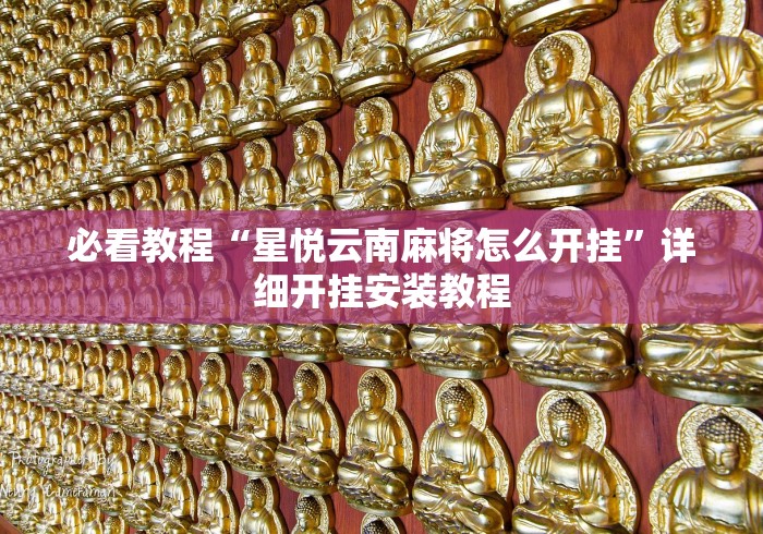 必看教程“星悦云南麻将怎么开挂	”详细开挂安装教程