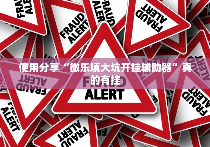 使用分享“微乐填大坑开挂辅助器”真的有挂