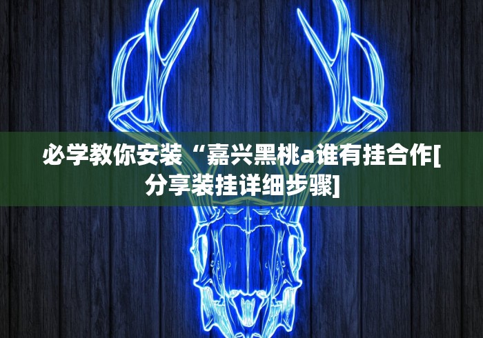 必学教你安装“嘉兴黑桃a谁有挂合作[分享装挂详细步骤]