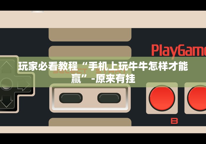 玩家必看教程“手机上玩牛牛怎样才能赢	”-原来有挂