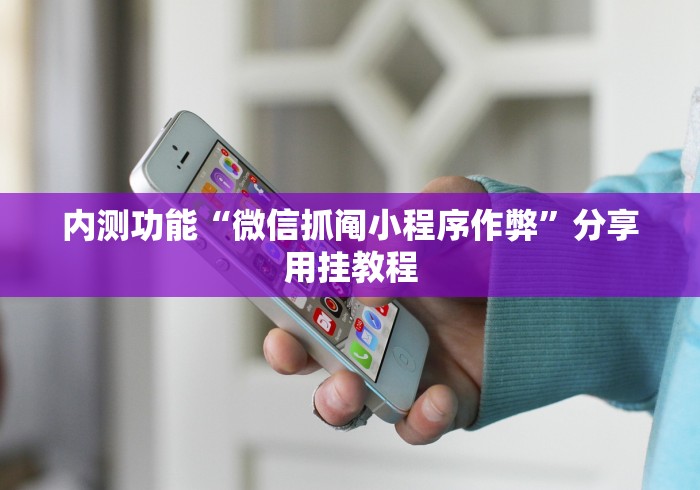 内测功能“微信抓阄小程序作弊”分享用挂教程