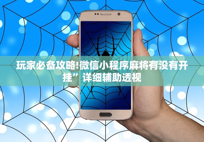 玩家必备攻略!微信小程序麻将有没有开挂”详细辅助透视