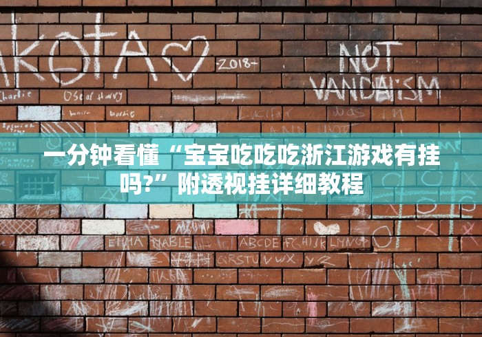 一分钟看懂“宝宝吃吃吃浙江游戏有挂吗?	”附透视挂详细教程