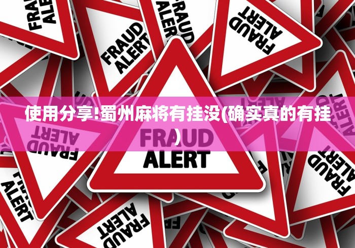 使用分享!蜀州麻将有挂没(确实真的有挂)