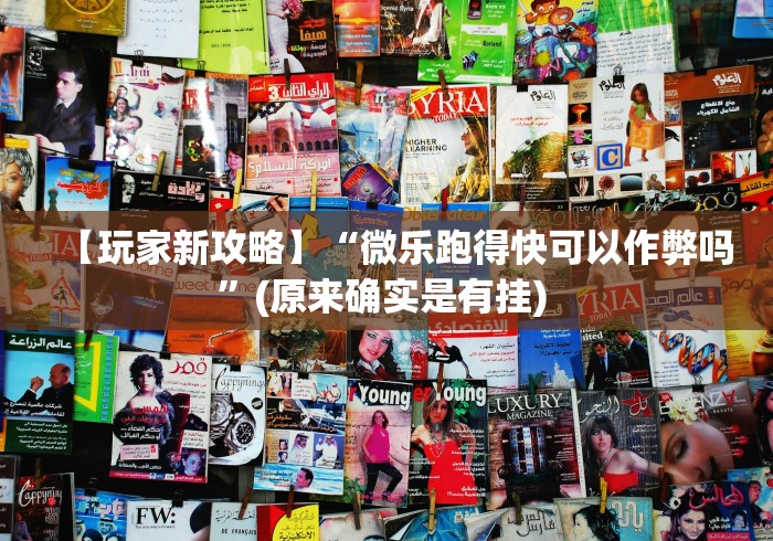 【玩家新攻略】“微乐跑得快可以作弊吗”(原来确实是有挂) 